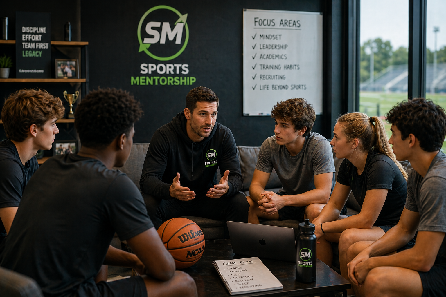 High school athlete group mentorship